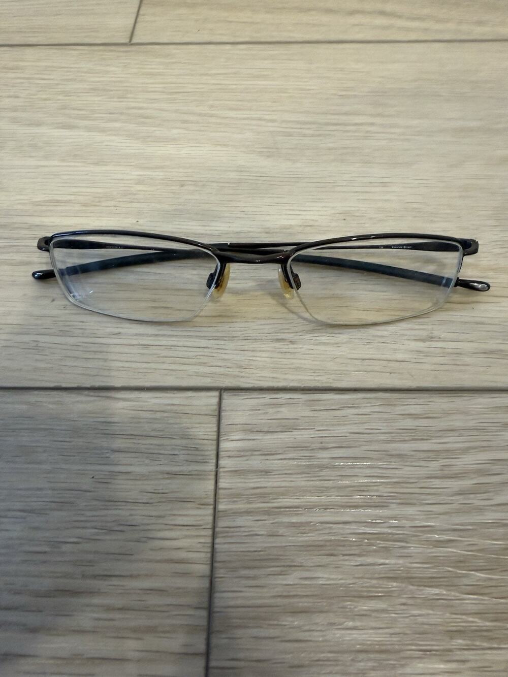 Oakley Eyeglasses Frame JACKNIFE 4.0 Pewter Half Rimless 51-19-138 11369